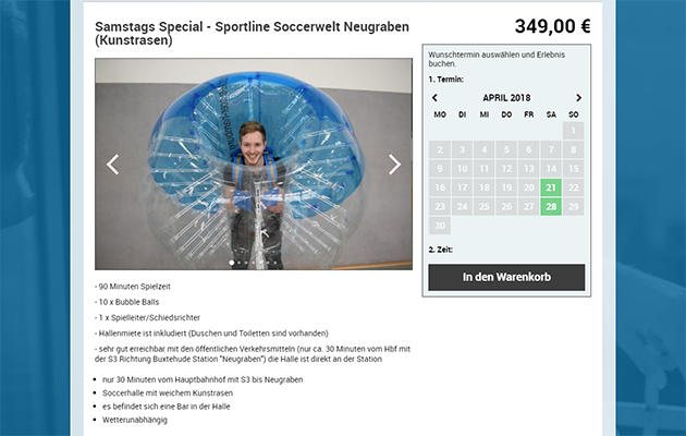 We are the perfect booking solution for Bubble Soccer