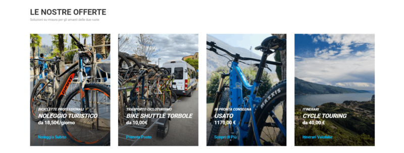 sistema prenotazione online bike tour cicloturismo regiondo velolake_esempi cross selling