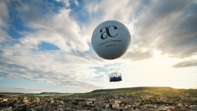 Ballon Captif Epernay © Erell Digital