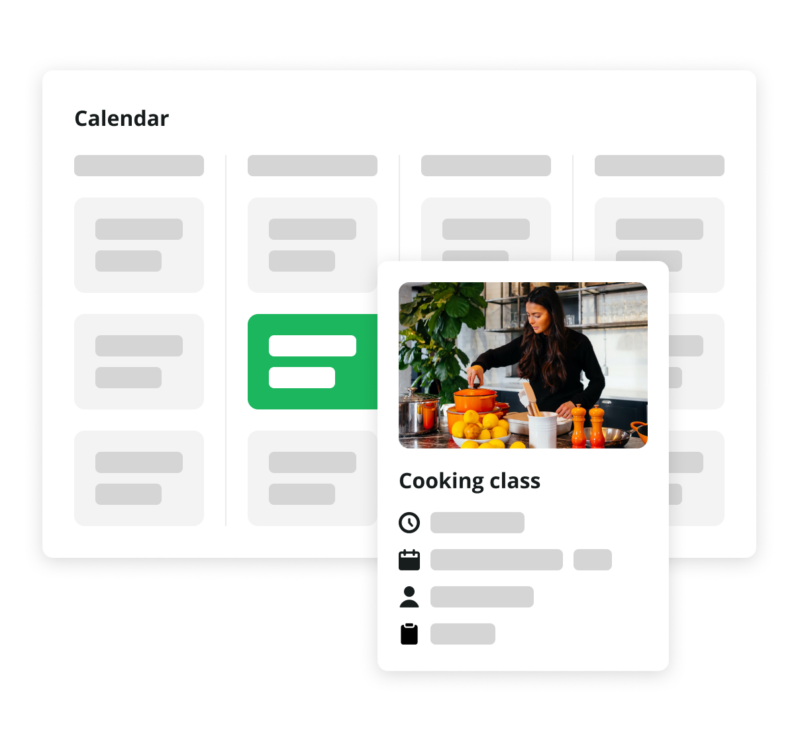 Get full visibility with the Bookings Calendar