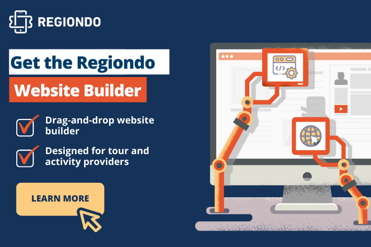 How to use the Regiondo Website Builder in 10 easy steps