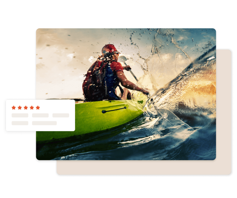 Online booking software for wind, water and winter sports