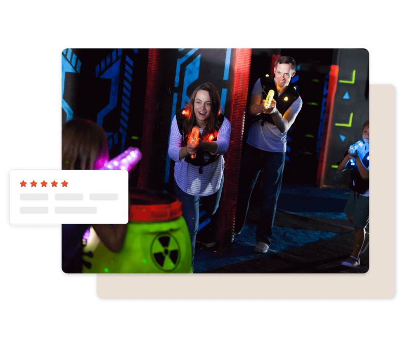 The online booking software for laser tag & VR