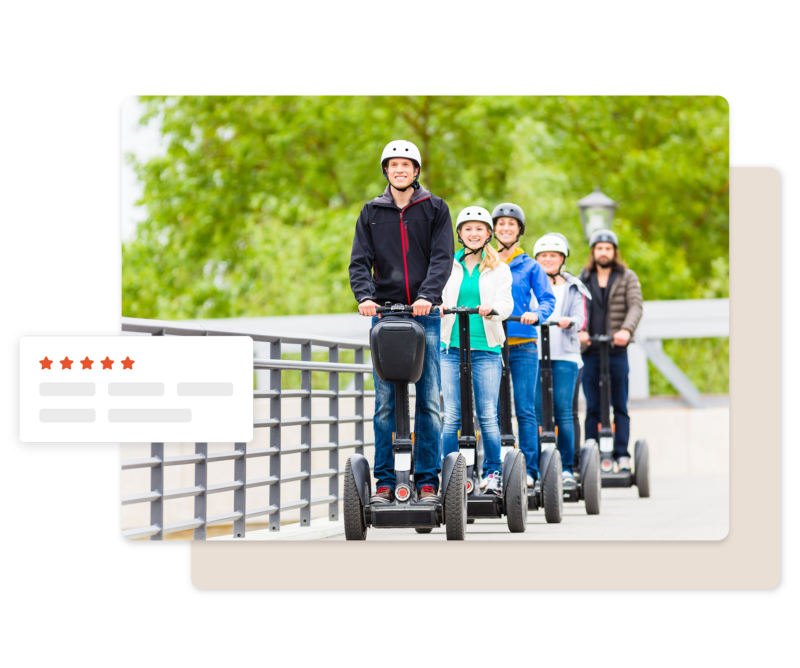 Booking Software for Segway, Bike & E-Scooter Tours 